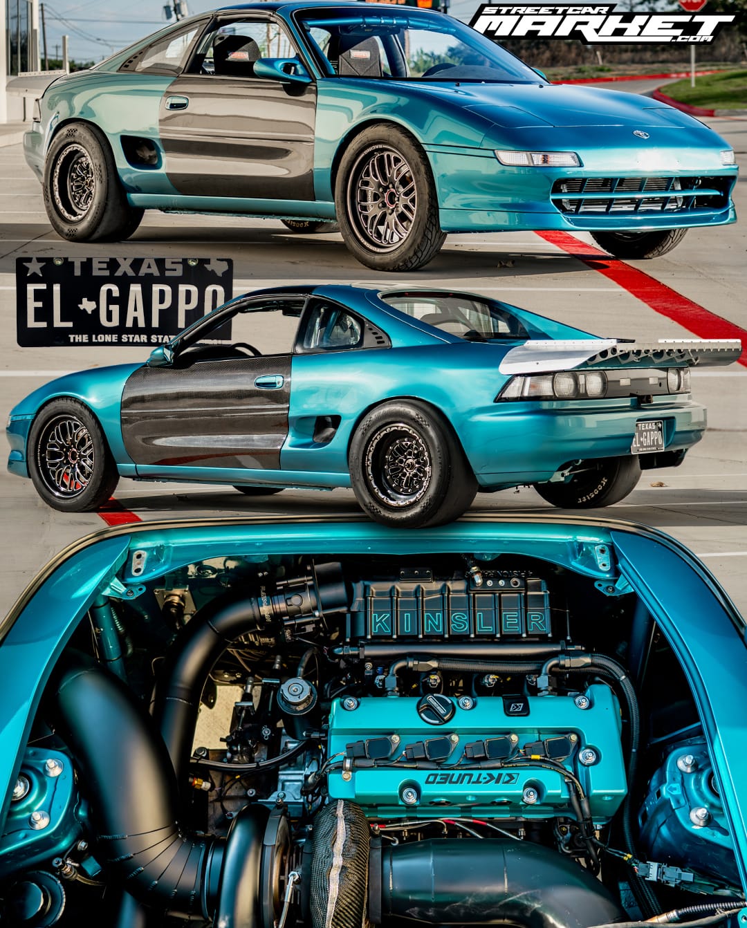 1200whp Fully Built K-Swapped 1993 Toyota MR2