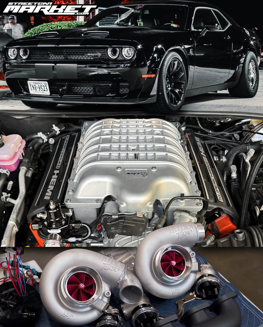 934.7whp 2023 Dodge Challenger SRT Hellcat Widebody Jailbreak