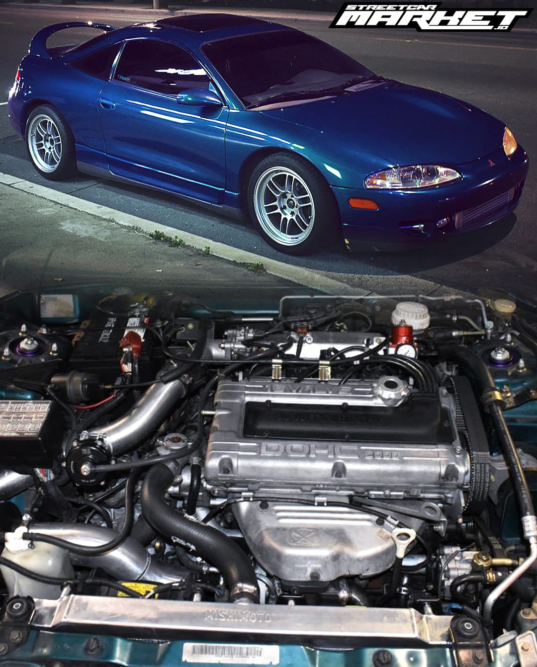 455whp 1996 Mitsubishi Eclipse GS-T