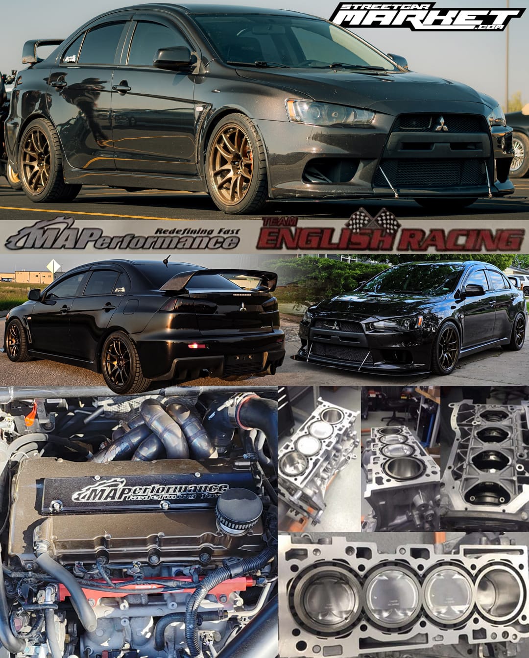 672awhp 2008 Mitsubishi Lancer Evolution X GSR